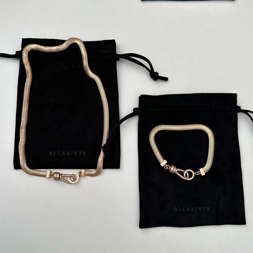 All Saints Necklace & Bracelet